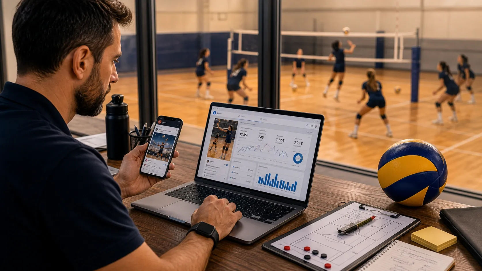 Meta Ads para Entrenadores de Voleibol