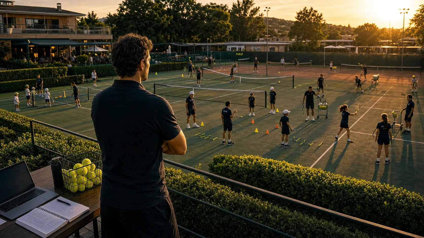 Construir una Escuela de Tenis